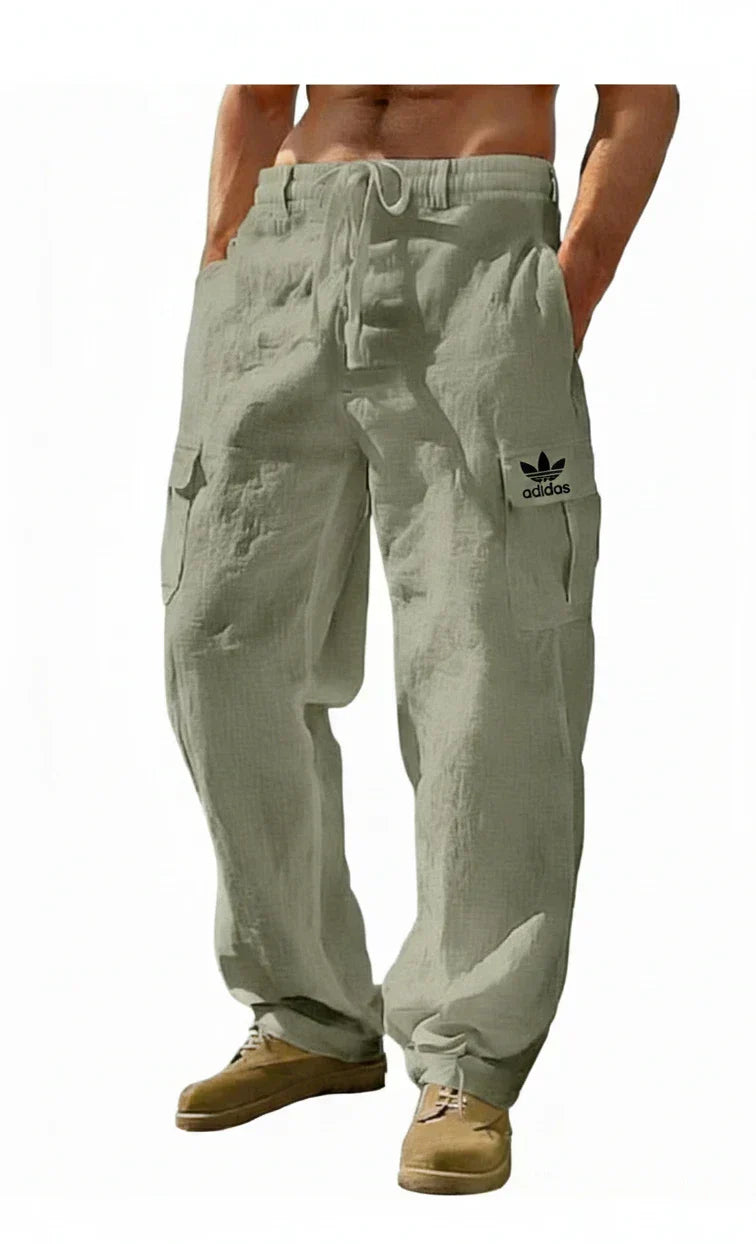 Cargo Comfort Linen Pants