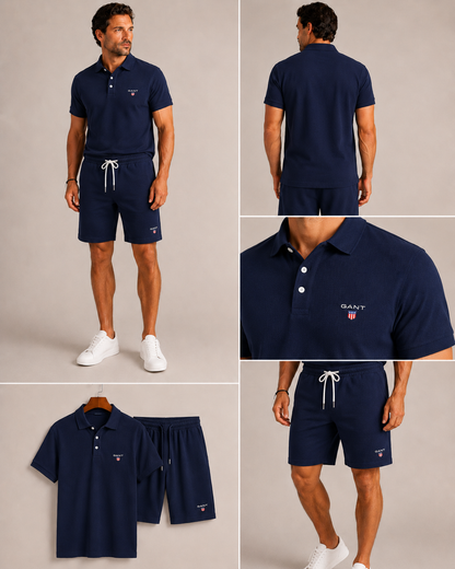 GANT Elliot Polo & Shorts Set