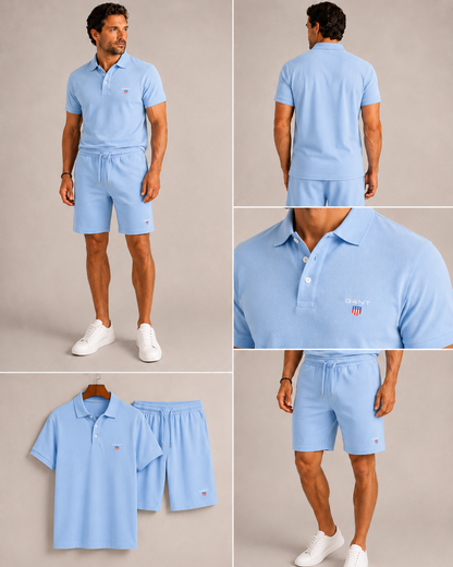 GANT Elliot Polo & Shorts Set