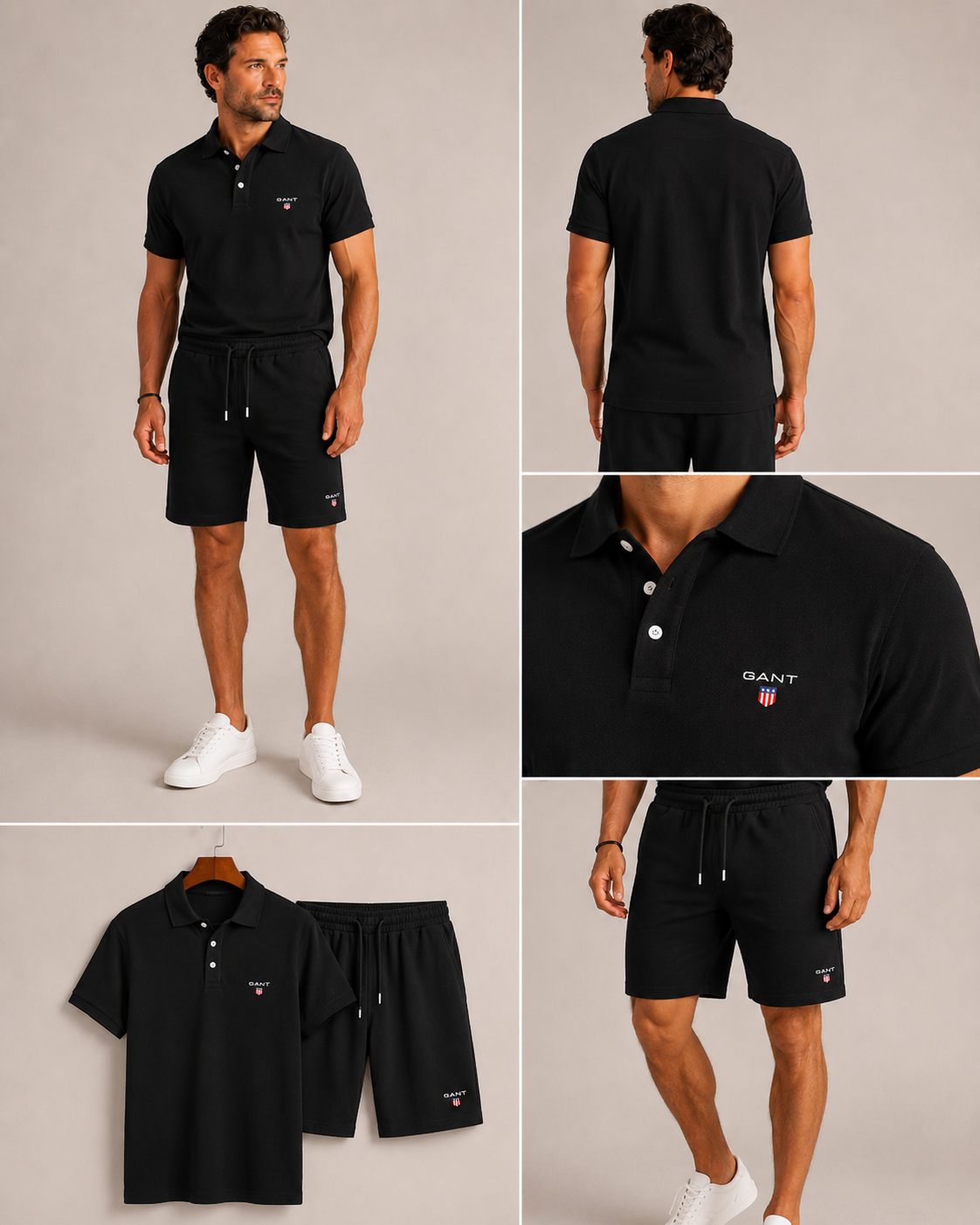 GANT Elliot Polo & Shorts Set