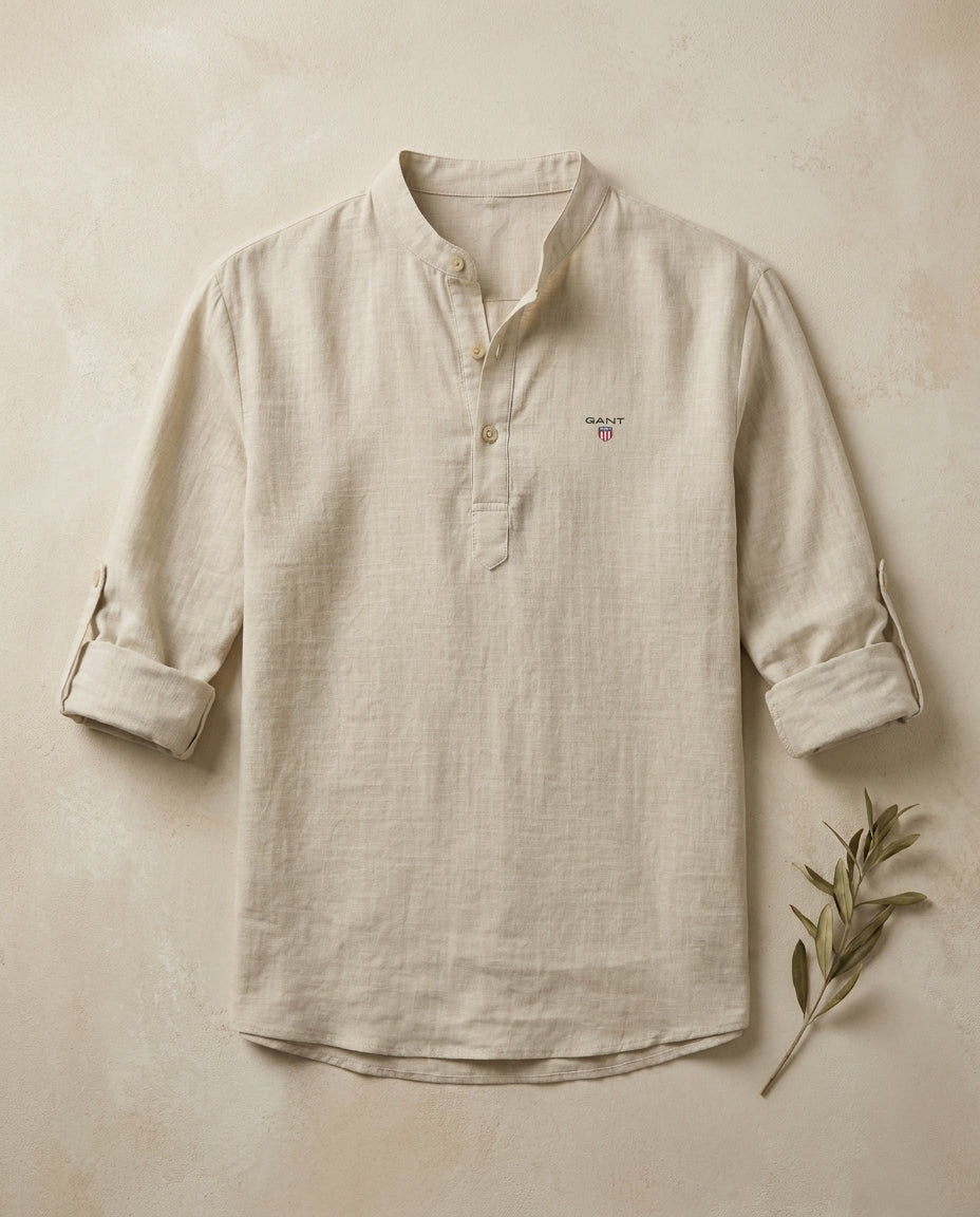 GANT® Nolan Premium Linen Henley