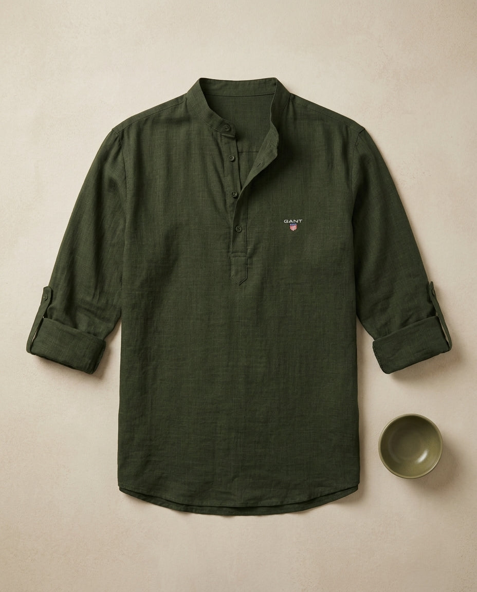 GANT® Nolan Premium Linen Henley